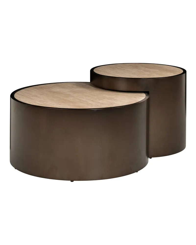 Couchtisch Ronson, Beige, 2er-Set von Richmond Interiors