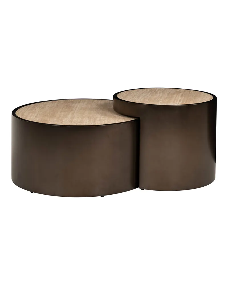 Couchtisch Ronson, Beige, 2er-Set von Richmond Interiors, Produktansicht 2