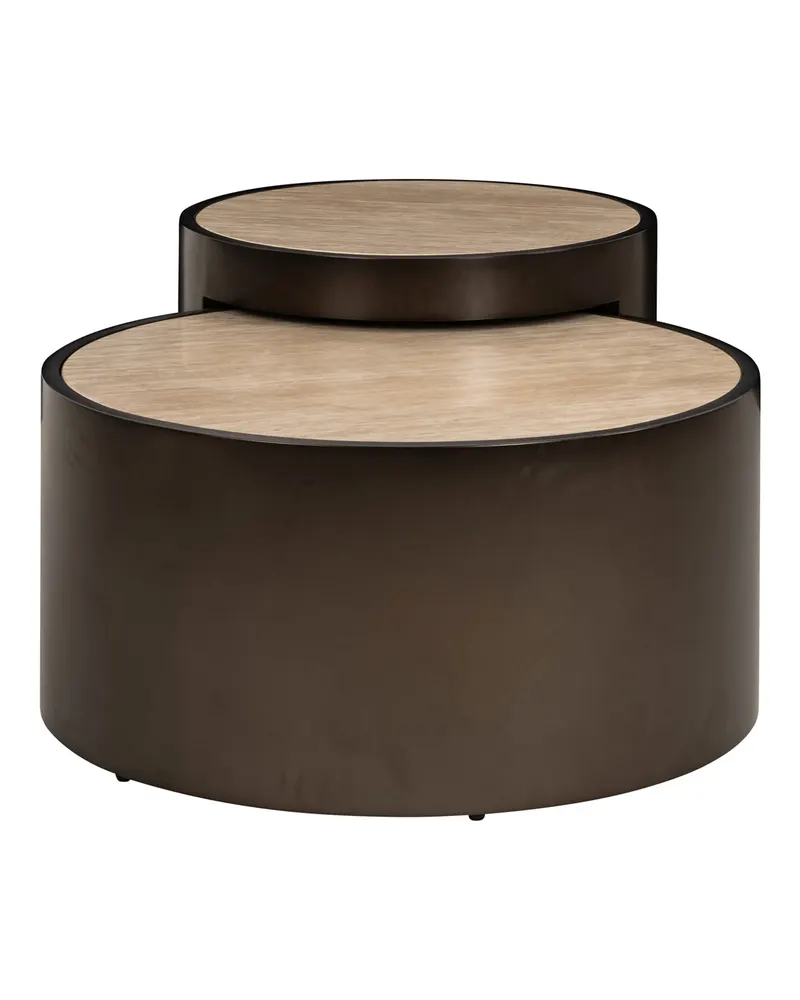 Couchtisch Ronson, Beige, 2er-Set von Richmond Interiors, Produktansicht 3