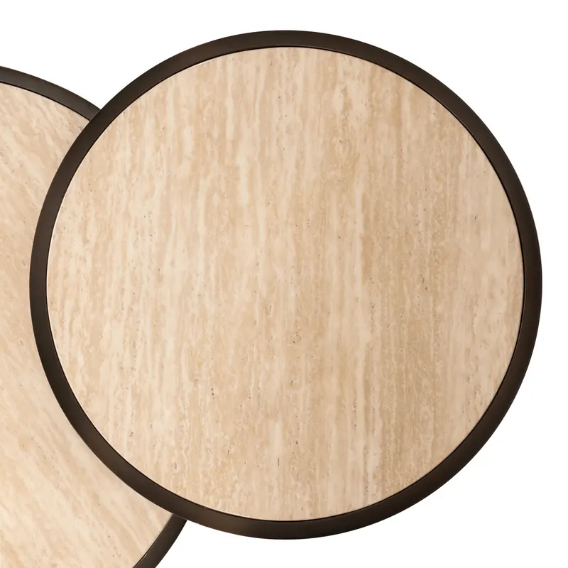 Couchtisch Ronson, Beige, 2er-Set von Richmond Interiors, Produktansicht 5