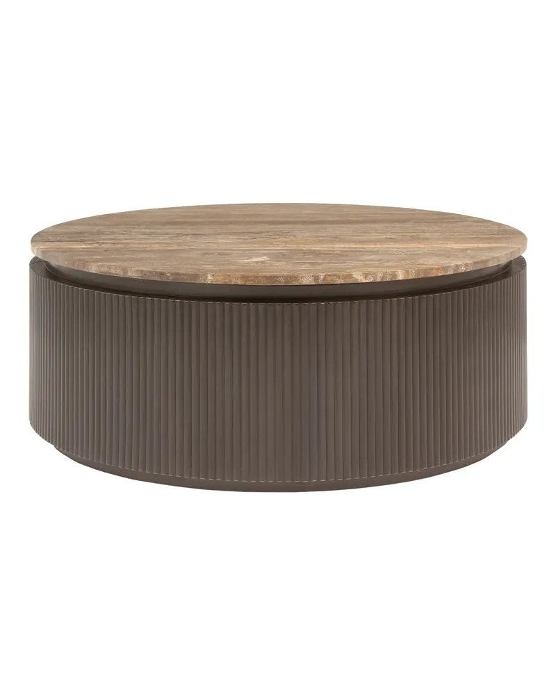 Couchtisch Russo, Ash brown, 90Ø cm
