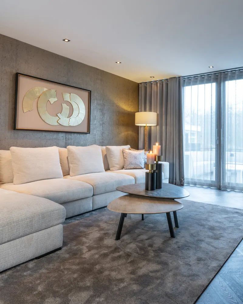 Beige, 2er-Set von Richmond Interiors, Wohnbeispiel 5, im Wohnraum