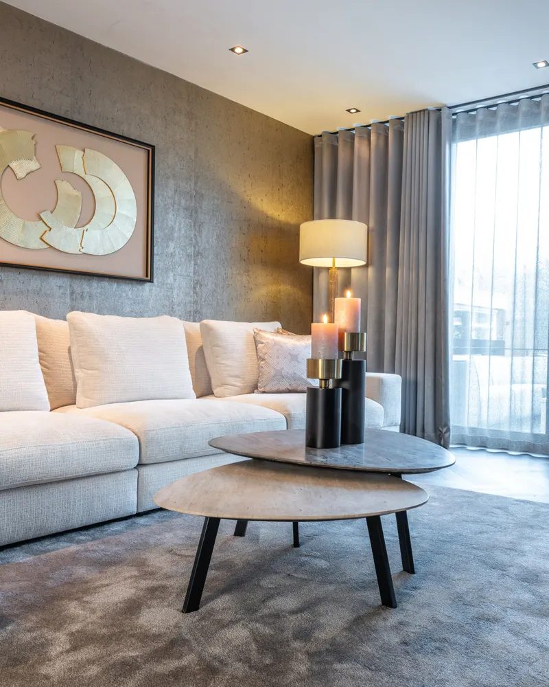 Beige, 2er-Set von Richmond Interiors, Wohnbeispiel 6, im Wohnraum