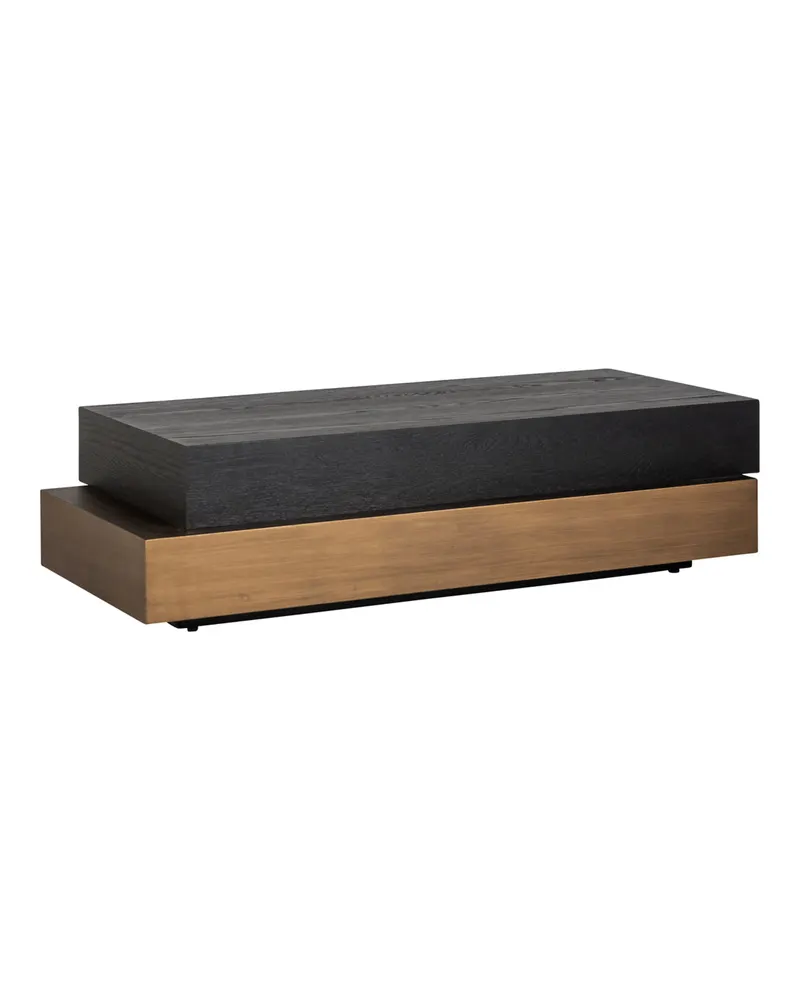 Cambon Couchtisch Dunkles Kaffeebraun 140 × 65 cm von Richmond Interiors, Produktansicht 3