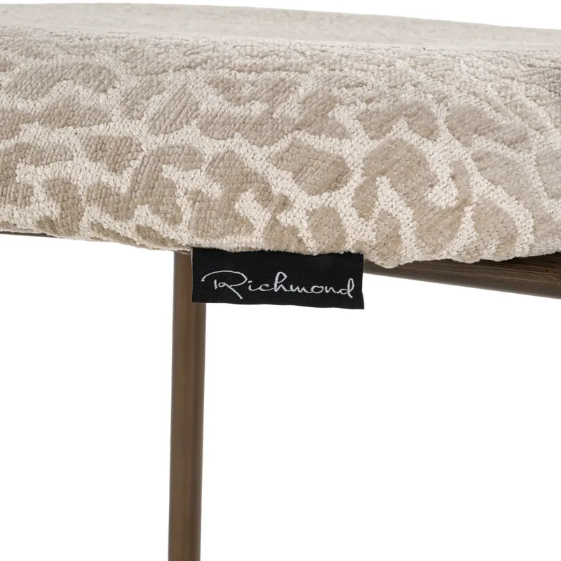 Barhocker Xenia, Beige leopard, feuerhemmend von Richmond Interiors, Produktansicht 7