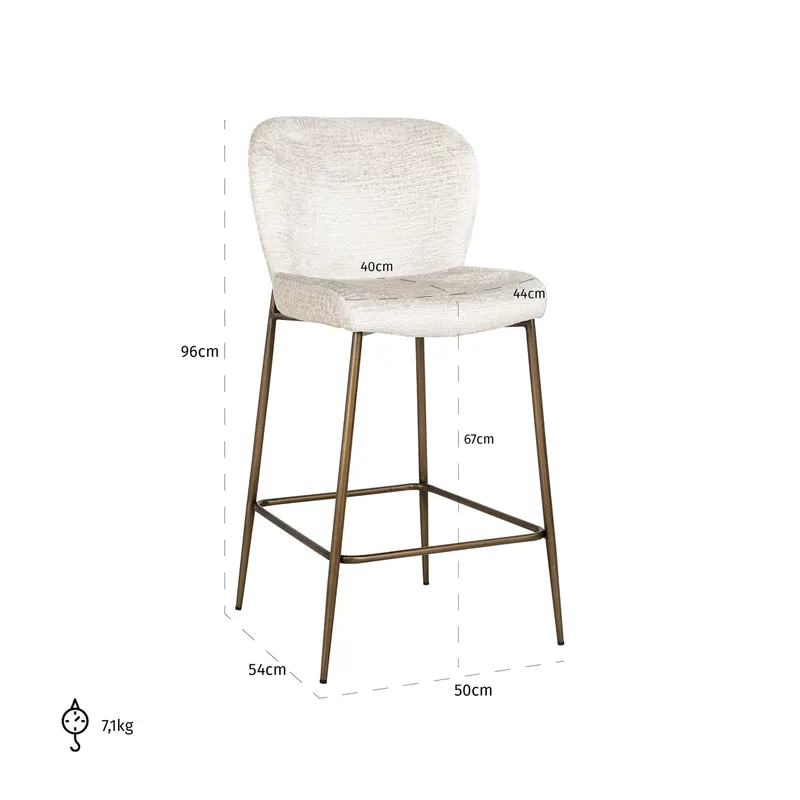 Darby, Cream fusion von Richmond Interiors, Maßzeichnung 14