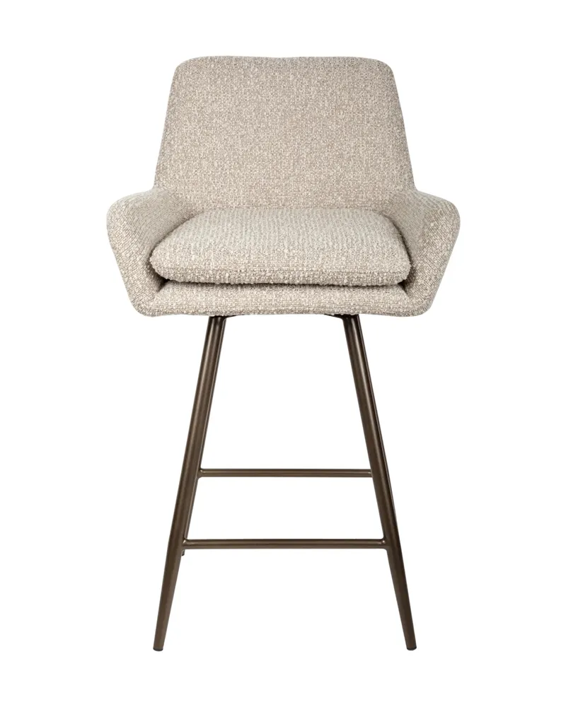 Counterstuhl Linsey, Natural chunky, drehbar, 2er-Set von Richmond Interiors
