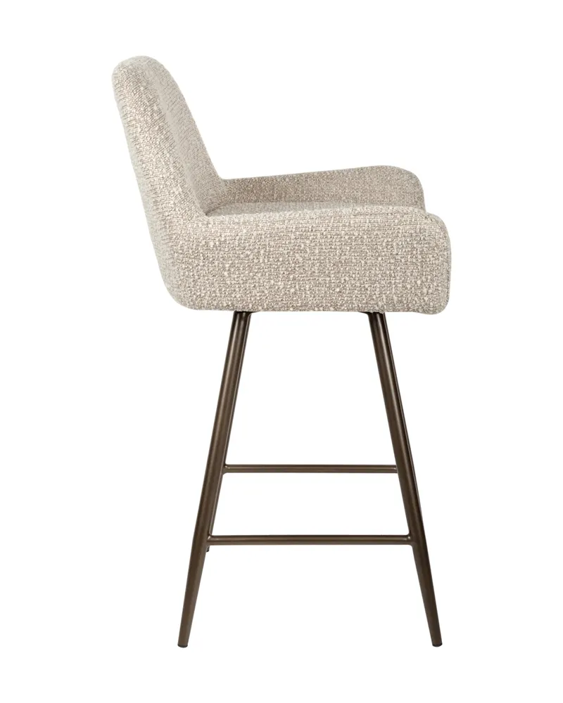 Counterstuhl Linsey, Natural chunky, drehbar, 2er-Set von Richmond Interiors, Produktansicht 4