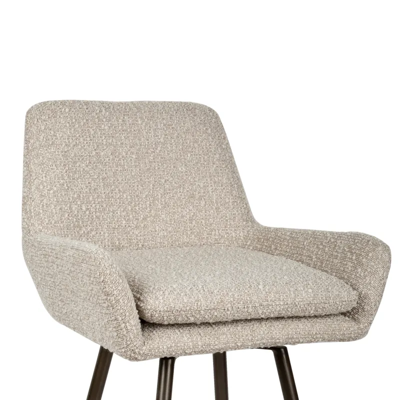 Counterstuhl Linsey, Natural chunky, drehbar, 2er-Set von Richmond Interiors, Produktansicht 7