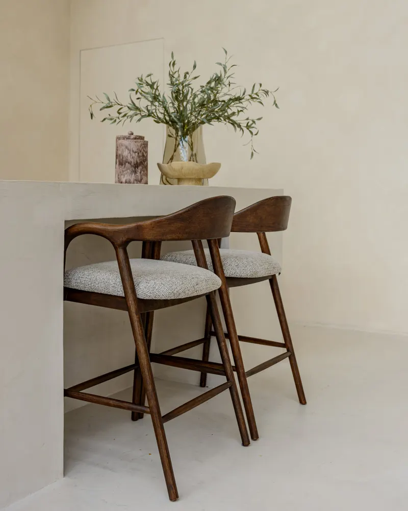 Mihara, Mocca fancy, feuerhemmend von Richmond Interiors, Wohnbeispiel 8, im Wohnraum