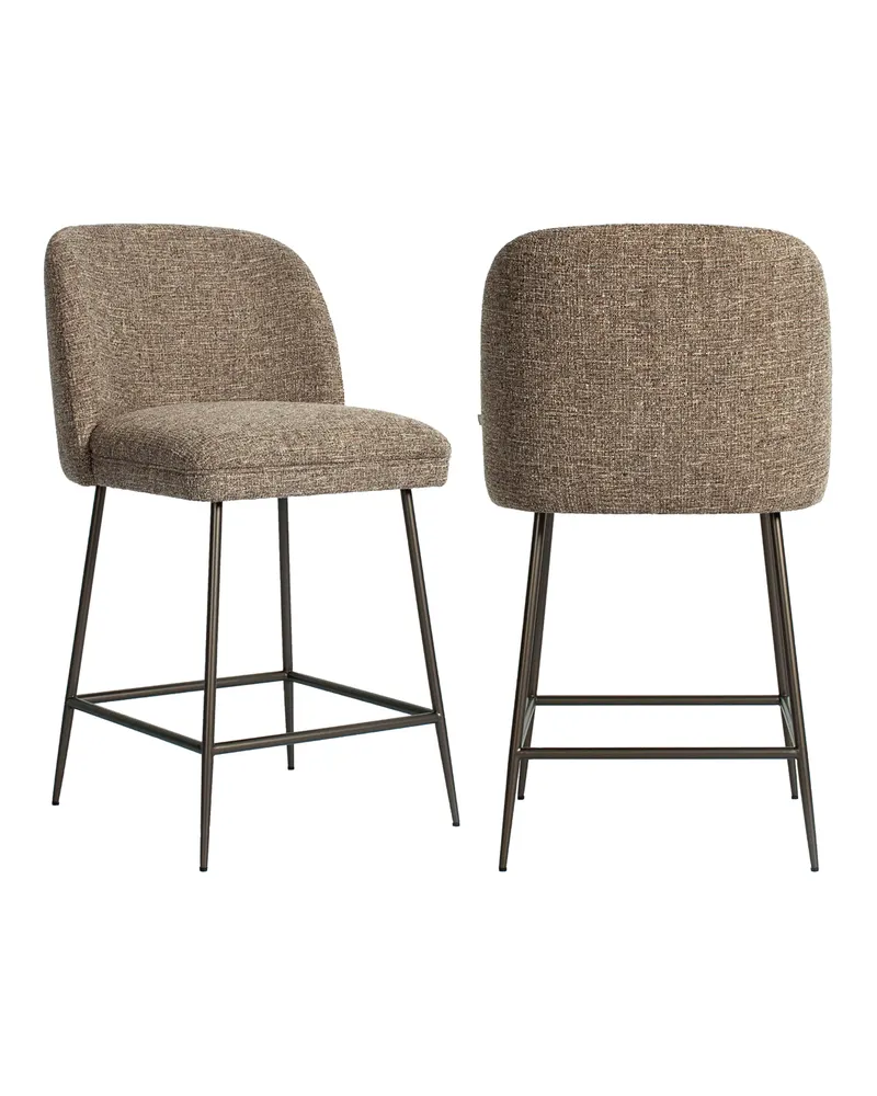 Counterstuhl Pullitzer, Brown tweed von Richmond Interiors, Produktansicht 2