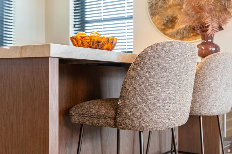 Counterstuhl Pullitzer, Brown tweed von Richmond Interiors, Wohnbeispiel 7, im Wohnraum