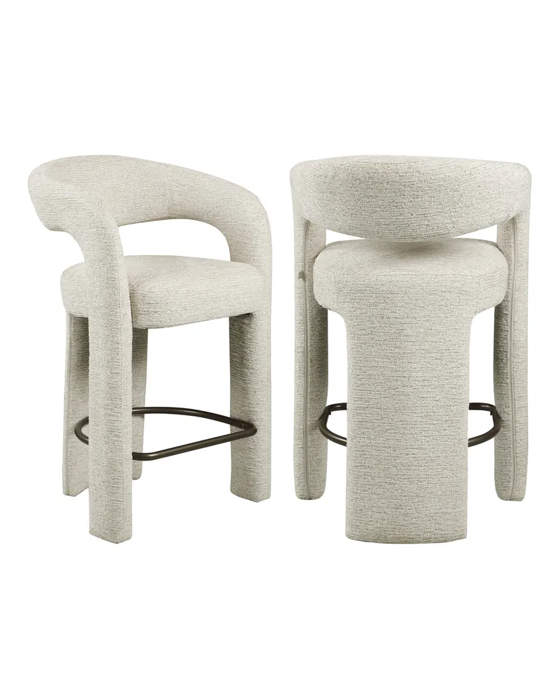 Counterstuhl Soho in Natural linear von Richmond Interiors, Produktansicht 2