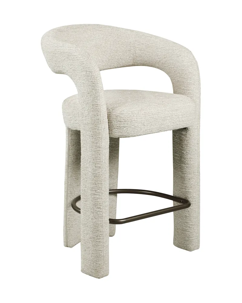 Counterstuhl Soho in Natural linear von Richmond Interiors, Produktansicht 3