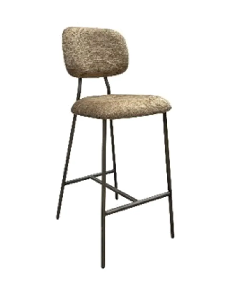 Counterstuhl Xenia, Brandy fusion, feuerhemmend, 2er-Set von Richmond Interiors, Produktansicht 3