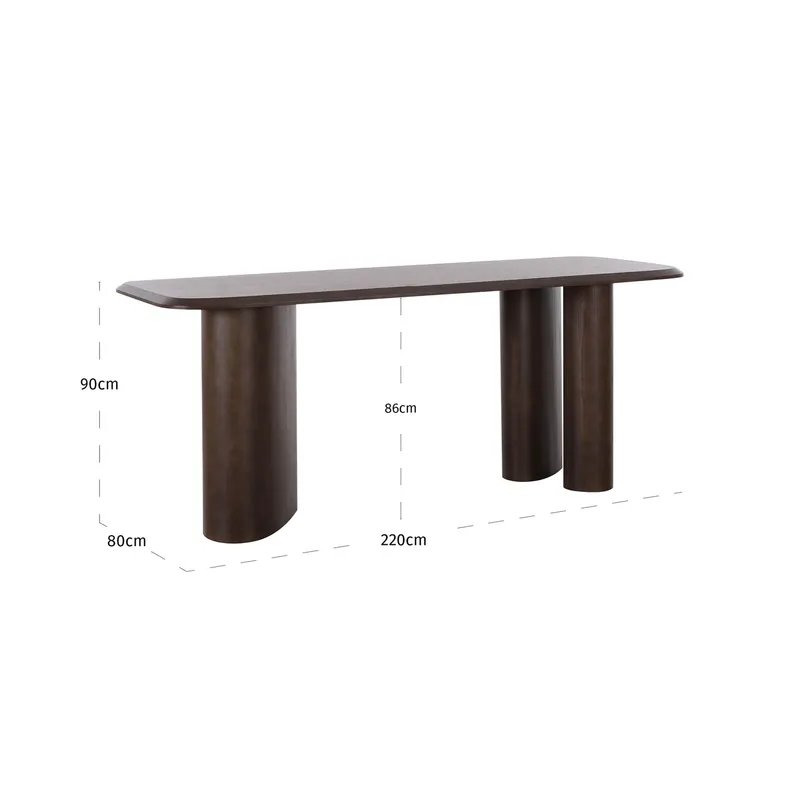 Countertisch Prancer Braun von Richmond Interiors, Maßzeichnung 6