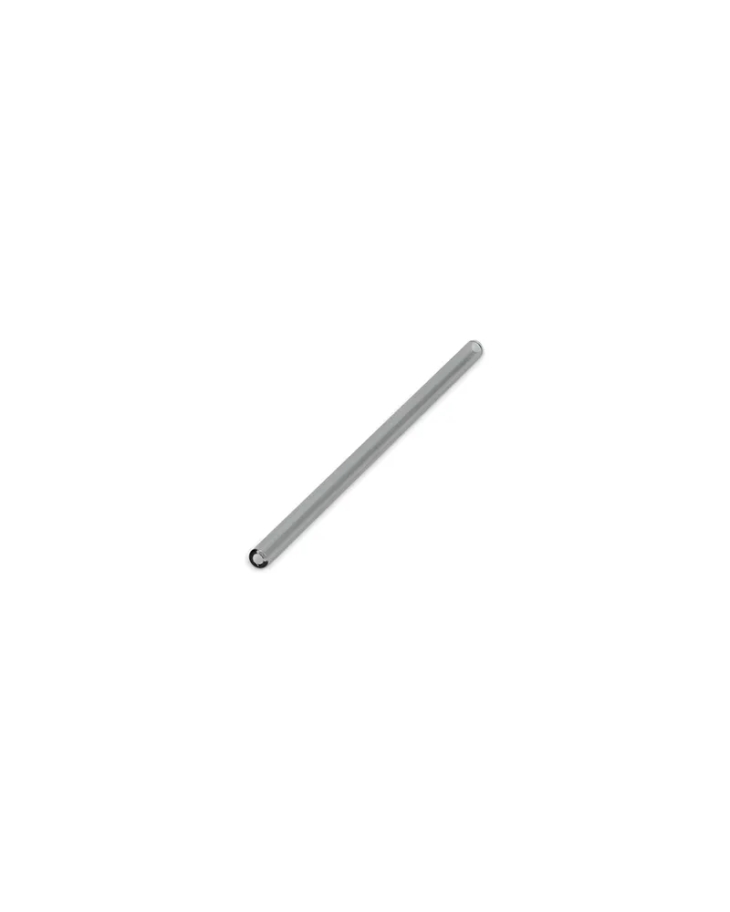 Cruse Trinkhalm aus durchgefärbtem Borosilikatglas, 20 cm, Glas Grau