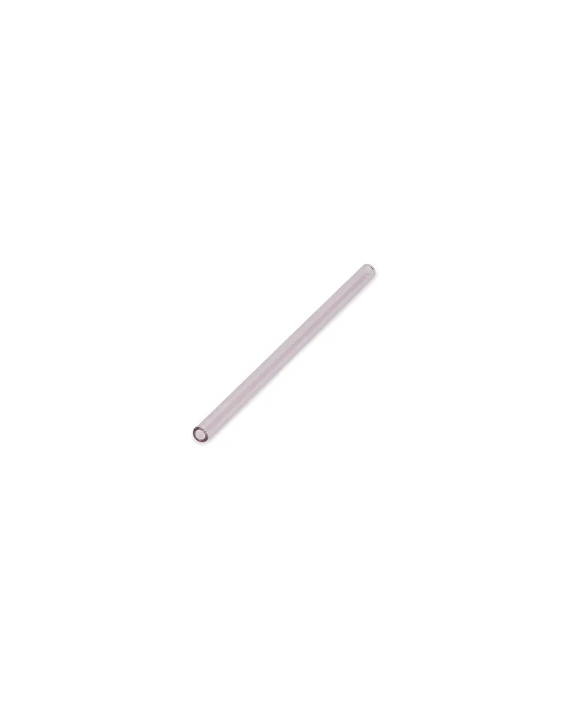 Cruse Trinkhalm aus durchgefärbtem Borosilikatglas, 20 cm, Glas Rosa