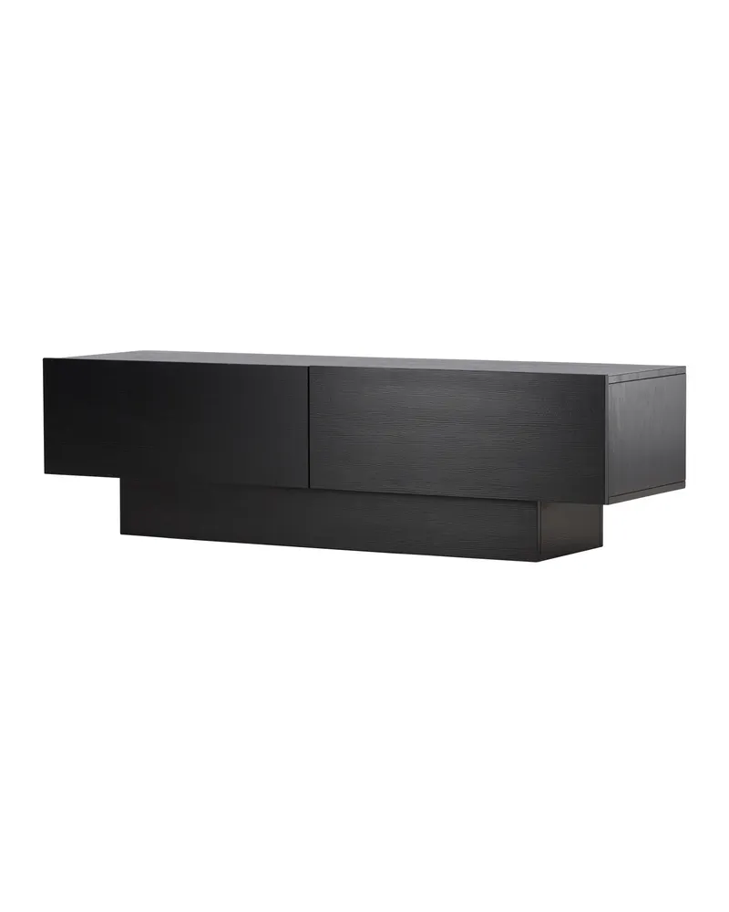 Cuenca Lowboard auf Sockel in Schwarz, Ansicht 7