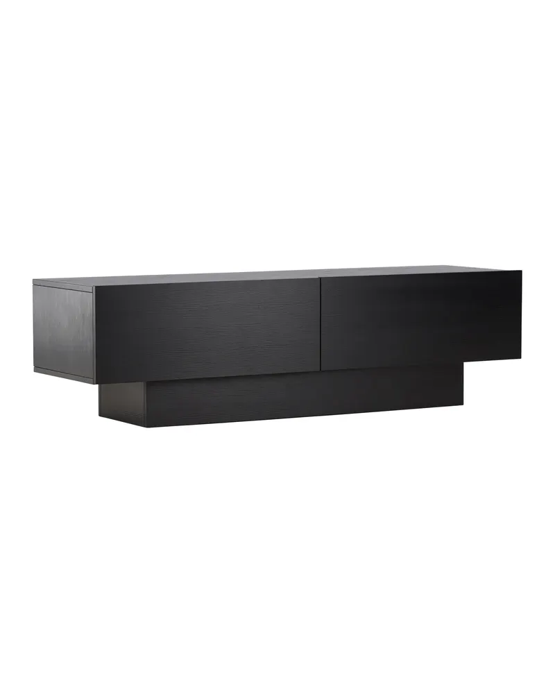 Cuenca Lowboard auf Sockel in Schwarz, Ansicht 2