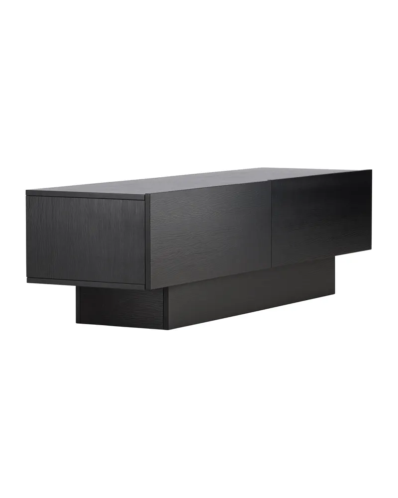 Cuenca Lowboard auf Sockel in Schwarz, Ansicht 3