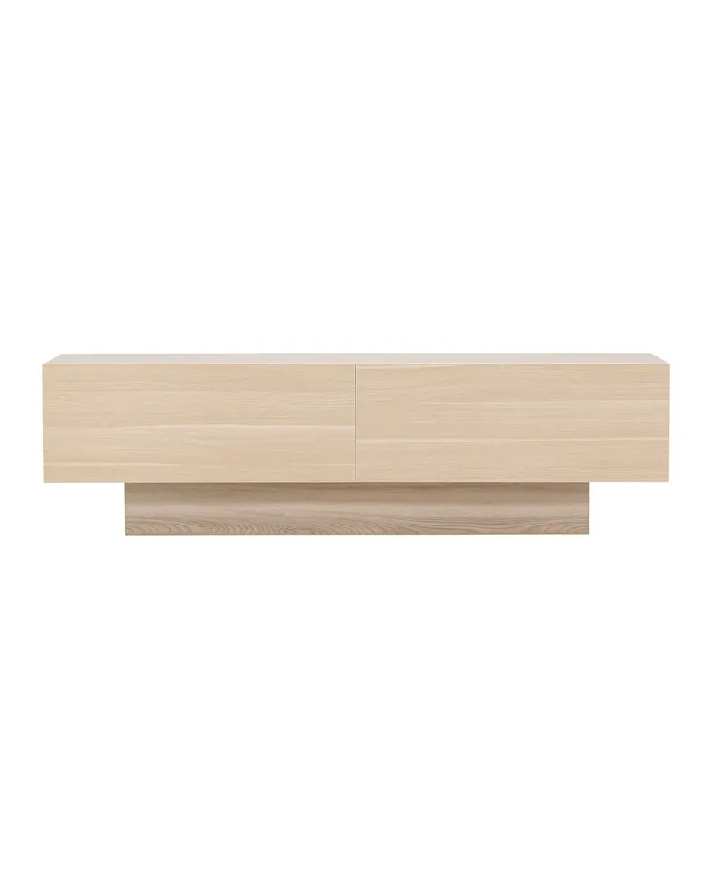 Cuenca Lowboard auf Sockel in Whitewash, Ansicht 1