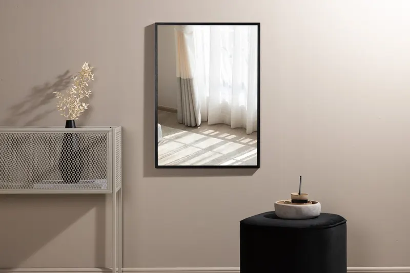 Curtain Poster mit Vorhängen im Sonnenlicht in 30 × 21 cm, im Wohnraum, Ansicht 2