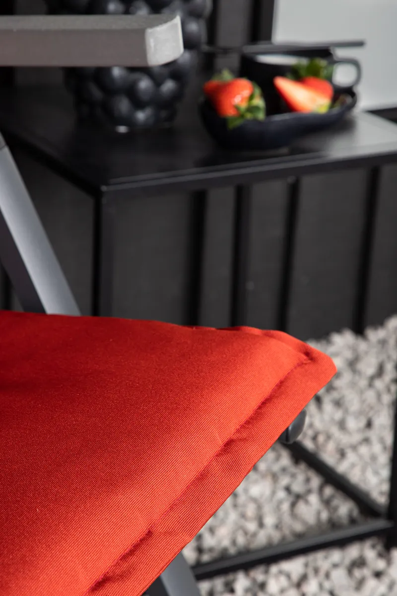 Cushion Sitzauflage für Hochlehner in Rot, im Wohnraum, Ansicht 3