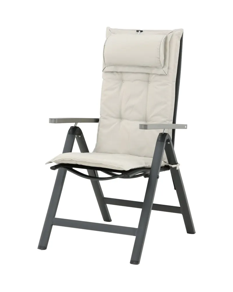Cushion Sitzauflage für Hochlehner in Cremeweiß, Ansicht 3