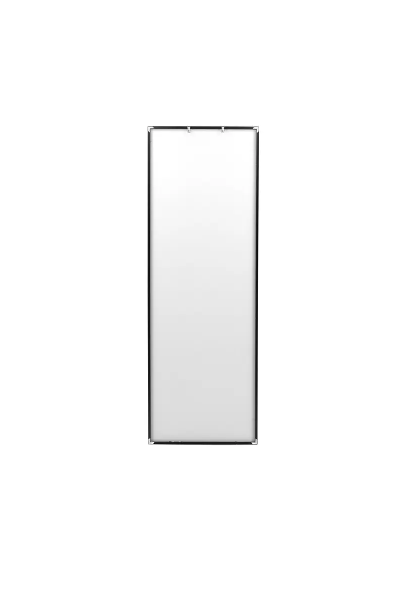 Dalton rechteckiger Ganzkörperspiegel in 3 × 193 × 67 cm, Schwarz, im Wohnraum, Ansicht 3