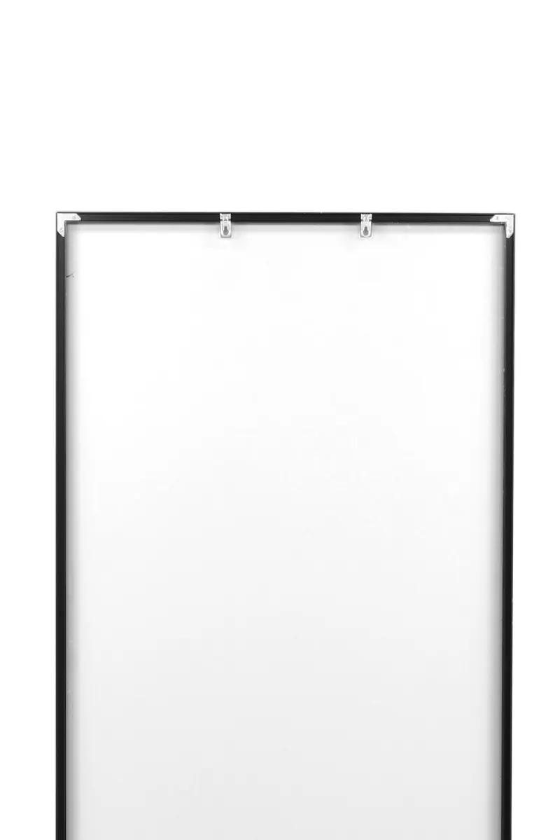 Dalton rechteckiger Ganzkörperspiegel in 3 × 193 × 67 cm, Schwarz, im Wohnraum, Ansicht 4