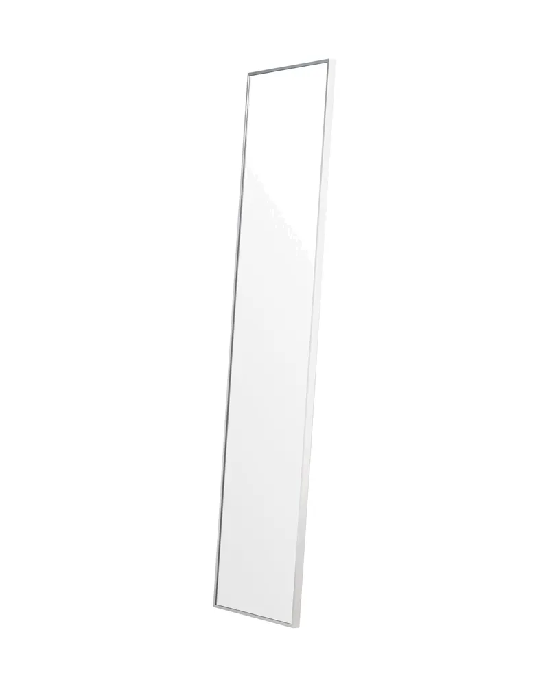 Dalton rechteckiger Ganzkörperspiegel in 3 × 220 × 67 cm, Silber, Ansicht 5