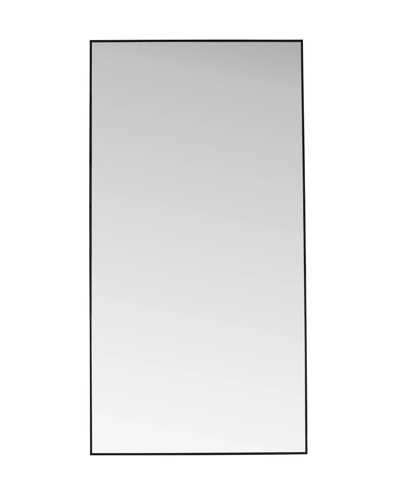 Dalton rechteckiger Ganzkörperspiegel in 3 × 193 × 100 cm, Klar, Gestell Transparent, Ansicht 1