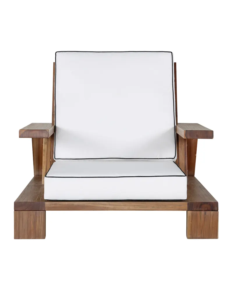 Daria Outdoor-Loungesessel aus Akazie, Ansicht 1