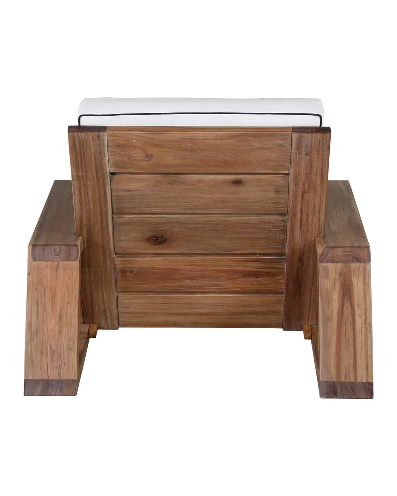 Daria Outdoor-Loungesessel aus Akazie, Ansicht 5