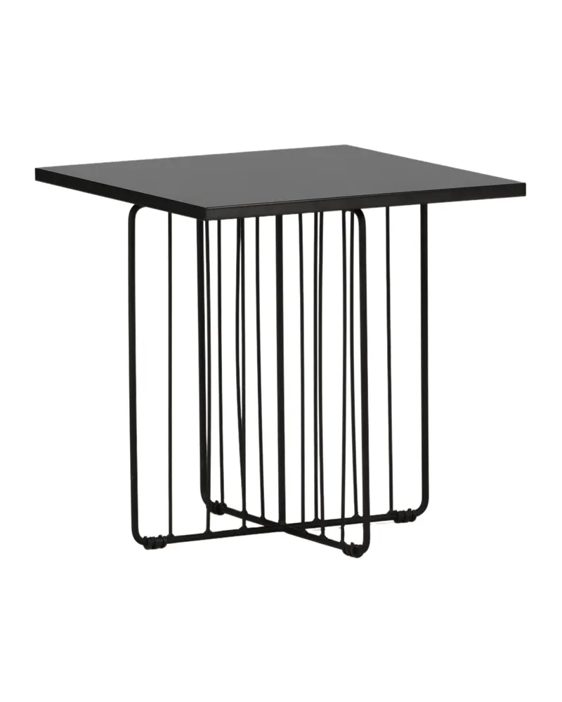 Dayton quadratischer Couchtisch mit Stabgestell in 40 × 40 cm, Ansicht 8