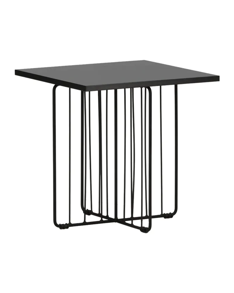 Dayton quadratischer Couchtisch mit Stabgestell in 40 × 40 cm, Ansicht 12