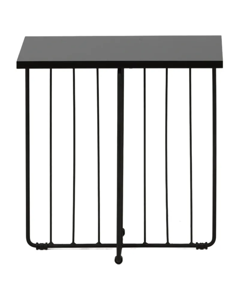 Dayton quadratischer Couchtisch mit Stabgestell in 40 × 40 cm, Ansicht 3