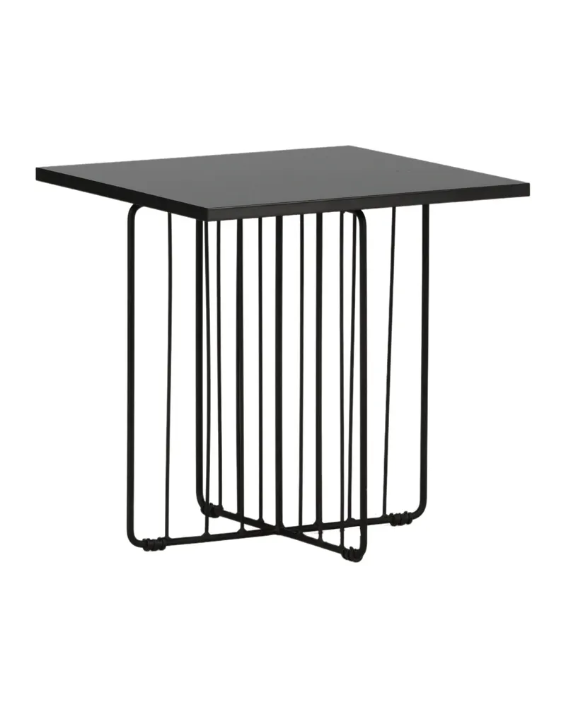 Dayton quadratischer Couchtisch mit Stabgestell in 40 × 40 cm, Ansicht 5