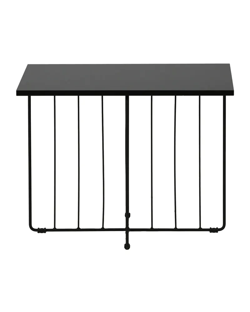 Dayton quadratischer Couchtisch mit Stabgestell in 60 × 60 cm, Ansicht 4