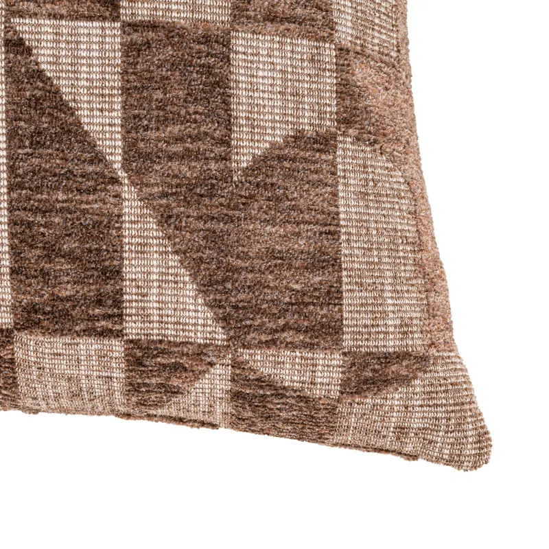 Dekokissen Aria, Brown geometric von Richmond Interiors, Produktansicht 3