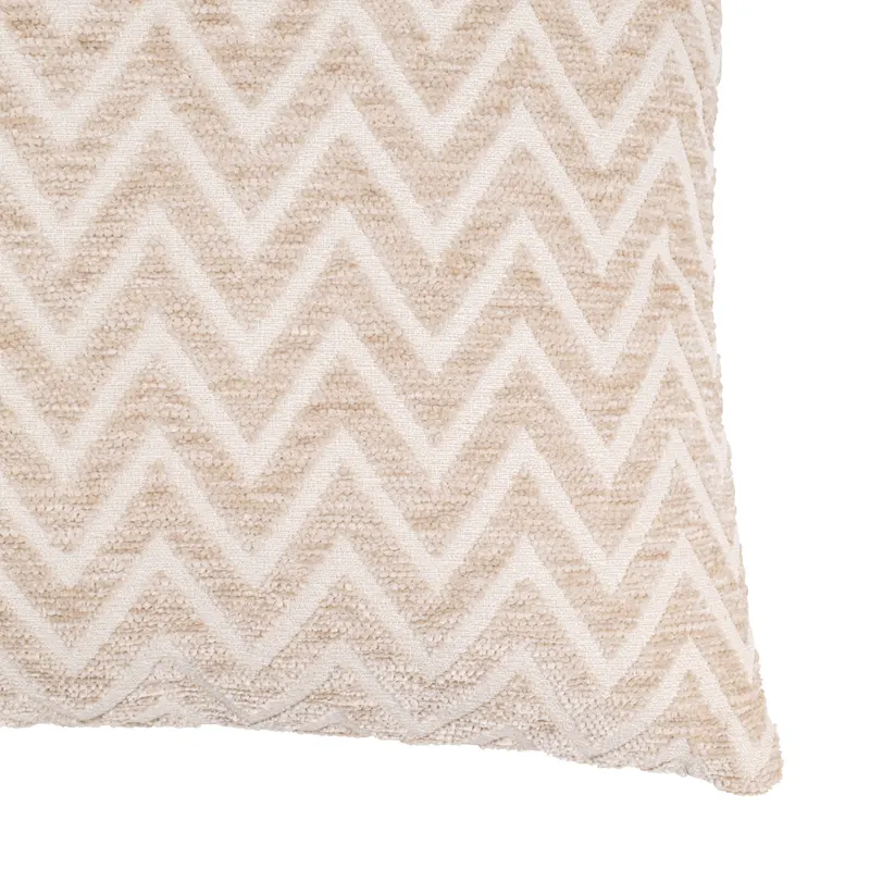 Dekokissen Cassy, Beige chevron von Richmond Interiors, Produktansicht 3