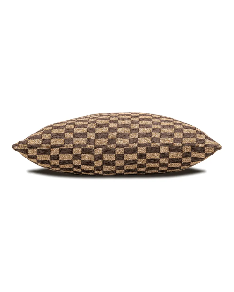 Dekokissen Remi, Brown rectilinear von Richmond Interiors, Produktansicht 2