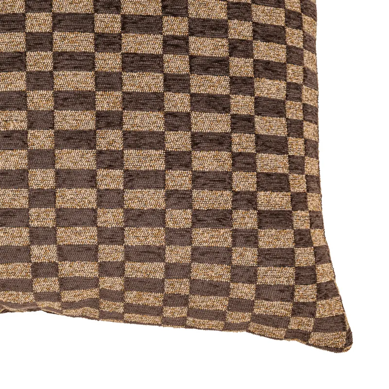 Dekokissen Remi, Brown rectilinear von Richmond Interiors, Produktansicht 3