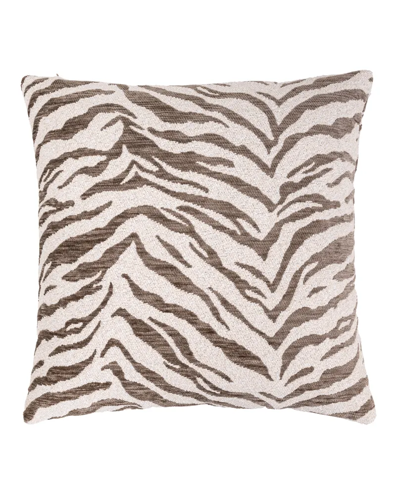 Dekokissen Tara, Taupe tiger