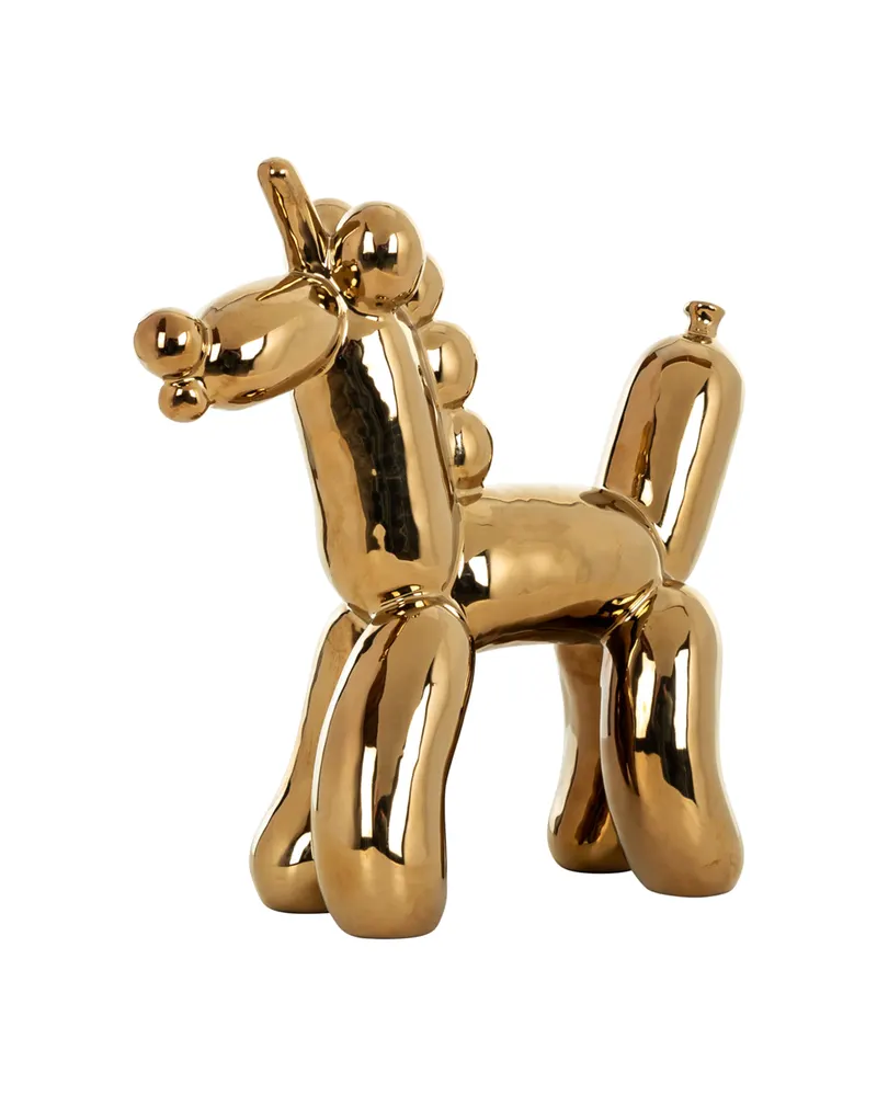 Dekoobjekt Balloonicorn, Goldfarben von Richmond Interiors, Produktansicht 2