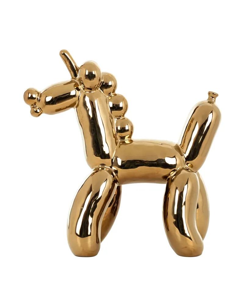 Dekoobjekt Balloonicorn, Goldfarben von Richmond Interiors, Produktansicht 3