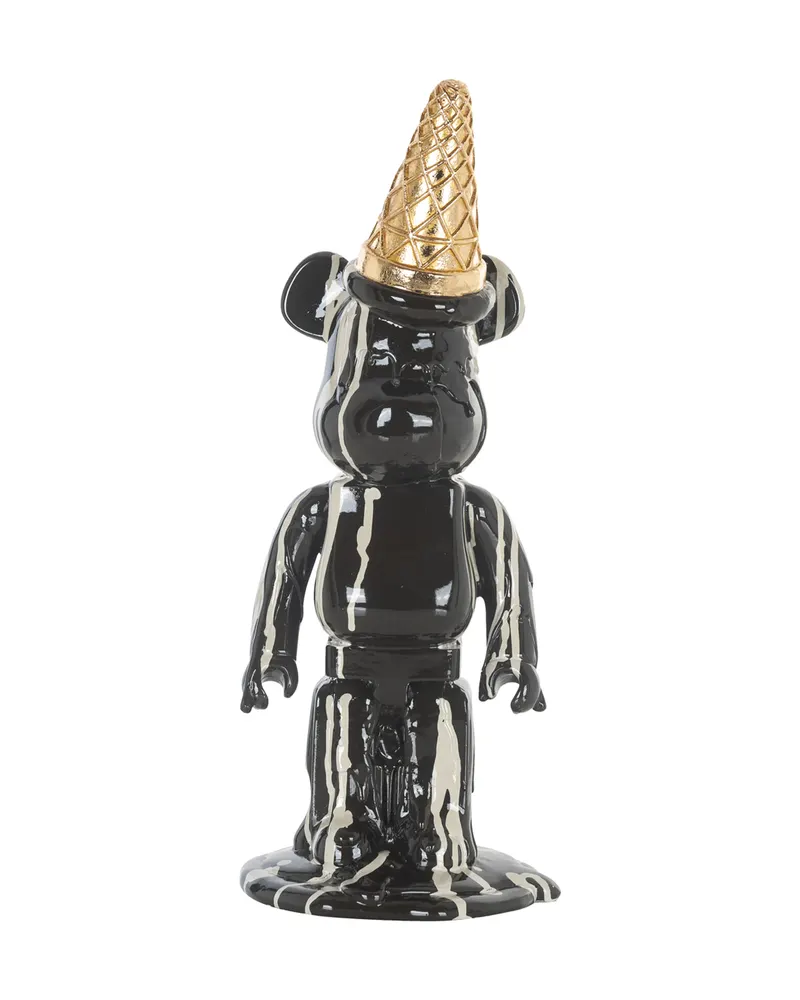 Dekoobjekt Icebear, Schwarz