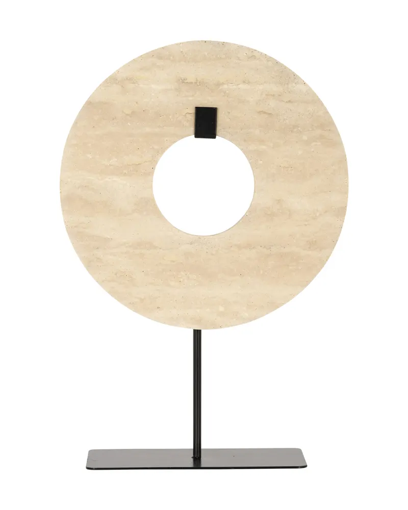 Dekoobjekt Manou, Beige, klein von Richmond Interiors