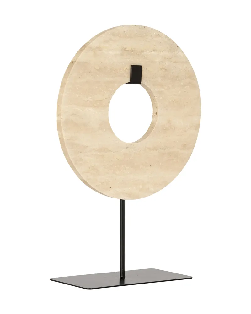 Dekoobjekt Manou, Beige, klein von Richmond Interiors, Produktansicht 2